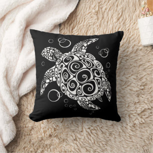 Turtle Pillows, Surfer Life, Beach Lover, Turtle Cushion