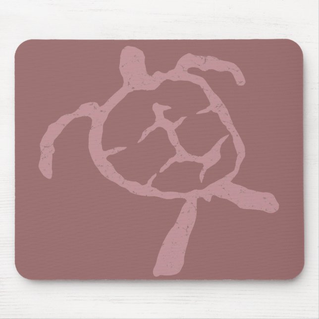turtle-pink mouse pad (Front)