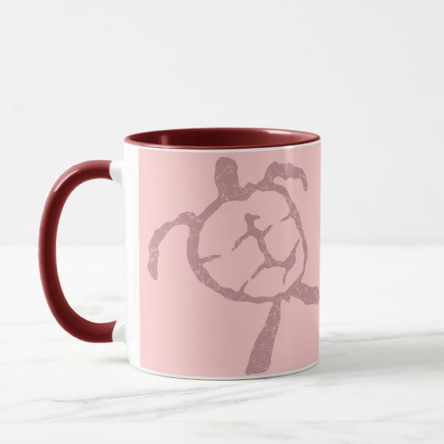 turtle-pink mug (Left)