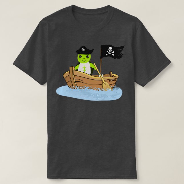 Turtle Pirate T-Shirt (Design Front)