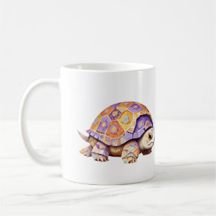 Turtle Playful Adorable Fun Animal Colourful Joyfu Coffee Mug