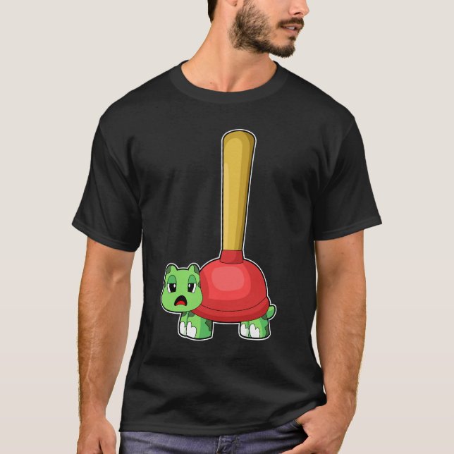 Turtle Plunger T-Shirt (Front)