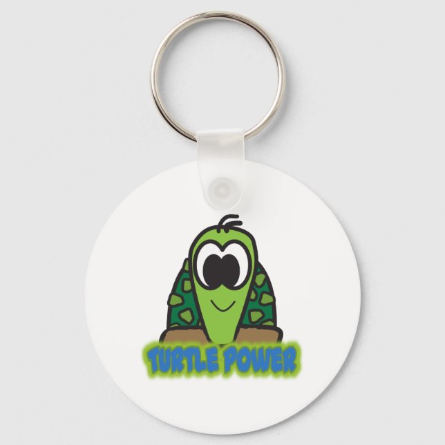 turtle power key ring (Front)