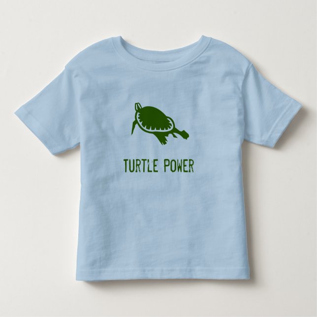 Turtle Power toddler shirt (Front)