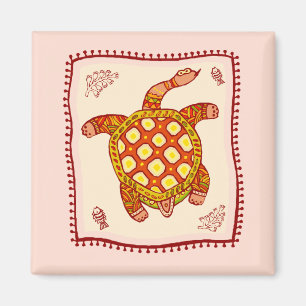 Turtle Quilt Magnet