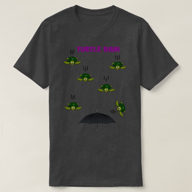 Turtle Rain T-Shirt (Design Front)