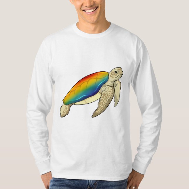 Turtle Rainbow T-Shirt (Front)