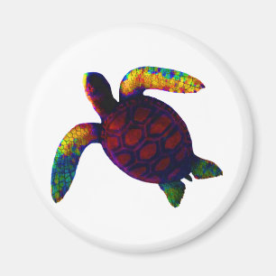 Turtle Red The MUSEUM Zazzle Gifts Magnet