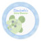 Turtle Reef Round Custom Favour Sticker