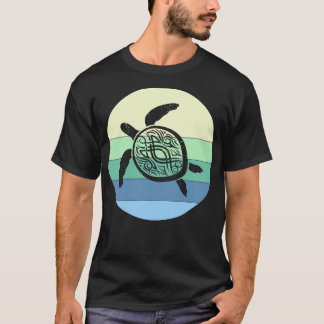 Turtle Retro Graphic T-Shirt