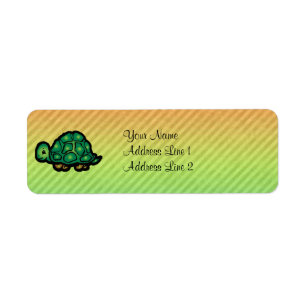 Turtle Return Address Label