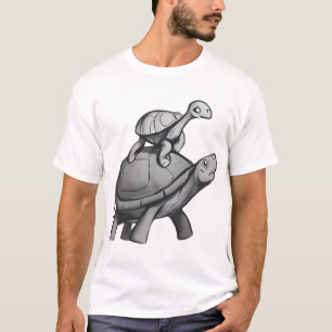 Turtle rides on turtle T-Shirt