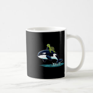 Turtle Riding Orca Costume Sea Animal Lover Kids T Coffee Mug
