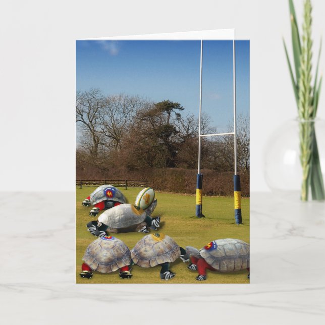 Turtle Rugby Card (Front)