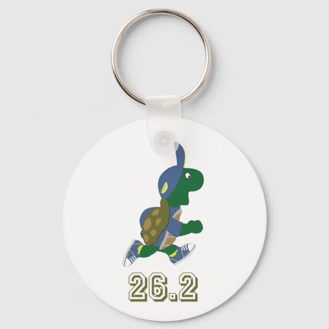 Turtle Runner 26.2 Key Ring (Front)