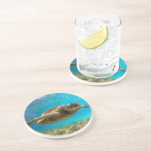 Turtle Sandstone Coaster  (Side)