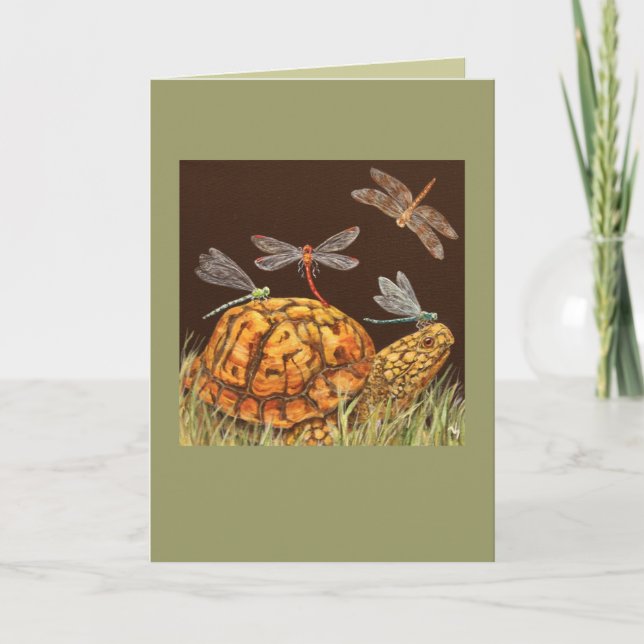 Turtle School bus card (Front)