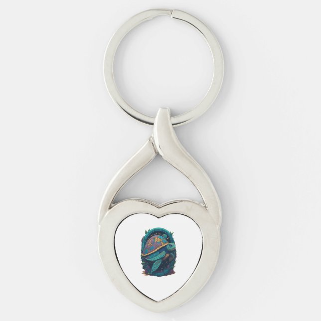 Turtle Sea Life Turtles Water Tortoise Key Ring (Front)