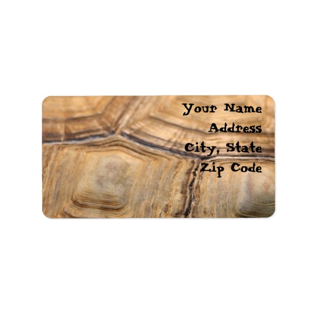 Turtle Shell Address Labels (Front)