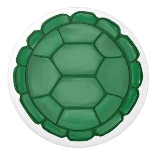 Turtle Shell Boys Room Sealife Animal Theme  Ceramic Knob