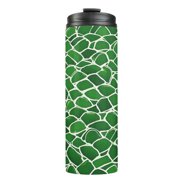 Turtle Shell Pattern Thermal Tumbler (Front)