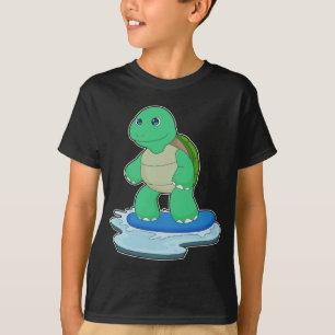 Turtle Snowboard Winter sports T-Shirt