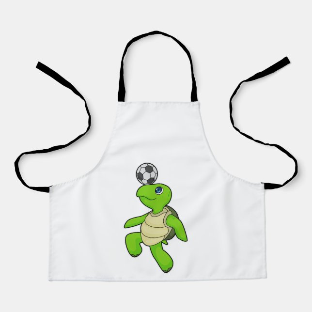 Turtle Soccer player Soccer Apron (Front)