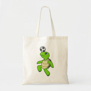 Turtle Soccer player Soccer Tote Bag