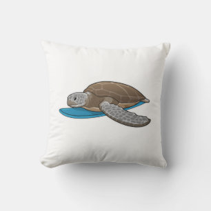 Turtle Surfer Surfboard Cushion