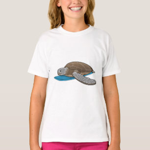 Turtle Surfer Surfboard T-Shirt