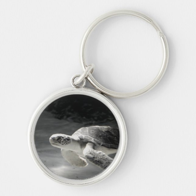 Turtle Swimmer Key Ring (Front)