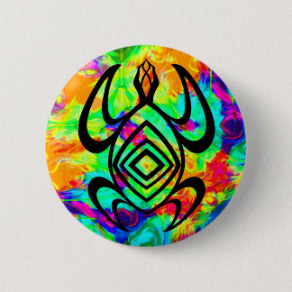 Turtle Symmetry Tiedye Buttons