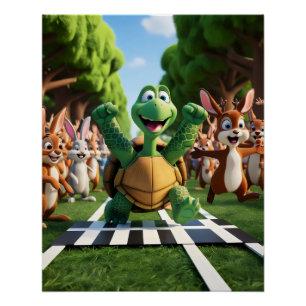 Turtle the winner. poster