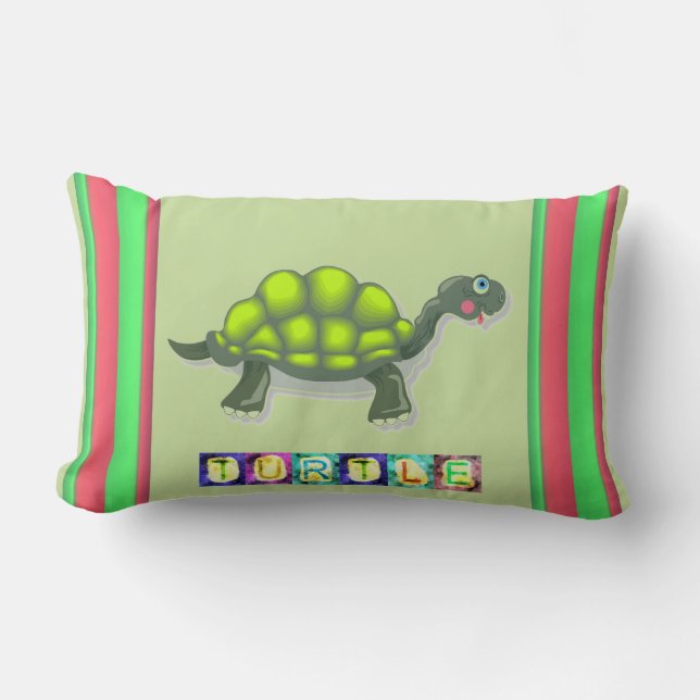 Turtle Throw Pillow (Front)