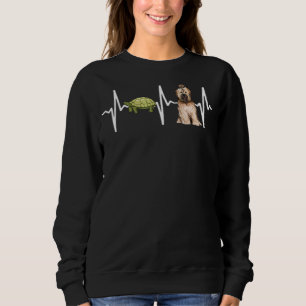 Turtle Tibetan Terrier Heartbeat Dog Sweatshirt