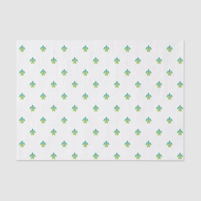 Turtle Tissue - Green Tissue Paper (Front)