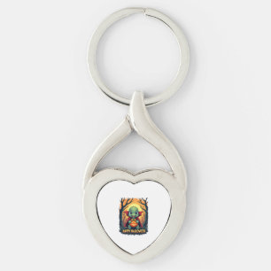 Turtle Tortoise Boo Vampire Trick Or Treat Hallowe Key Ring