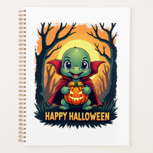 Turtle Tortoise Boo Vampire Trick Or Treat Hallowe Planner