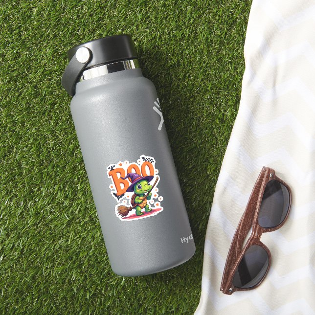 Turtle Tortoise Boo Witch Trick Or Treat Halloween (HydroFlask Insitu)