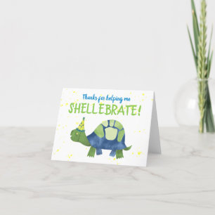 Turtle Tortoise Thank You Note Card Stationery