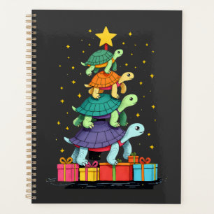 Turtle Tree Christmas Tree Adorable Turtle Christm Planner