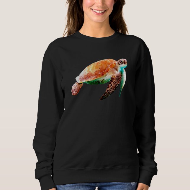 Turtle  turtle owner sweatshirt (Front)