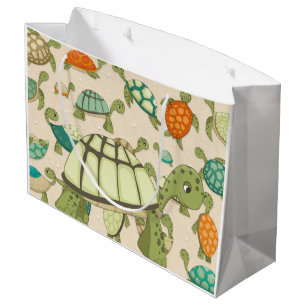 Turtle Turtles Everywhere Large Gift Bag
