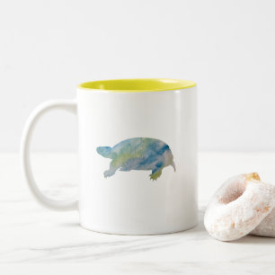 Turtle Watercolor Painting Pastel Mug