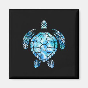 Turtle Watercolor Tie Dye Sea Ocean Save Planet Ea Magnet