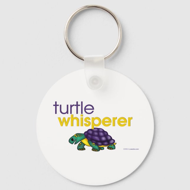 Turtle Whisperer Key Ring (Front)
