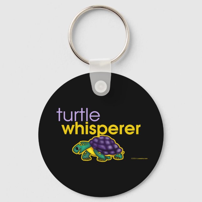 Turtle Whisperer Key Ring (Front)