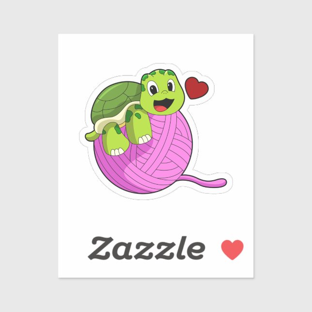 Turtle with Ball of Wool (Sheet)