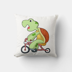 Turtle with Bicycle Cushion