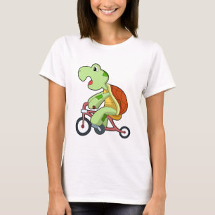 Turtle with Bicycle T-Shirt